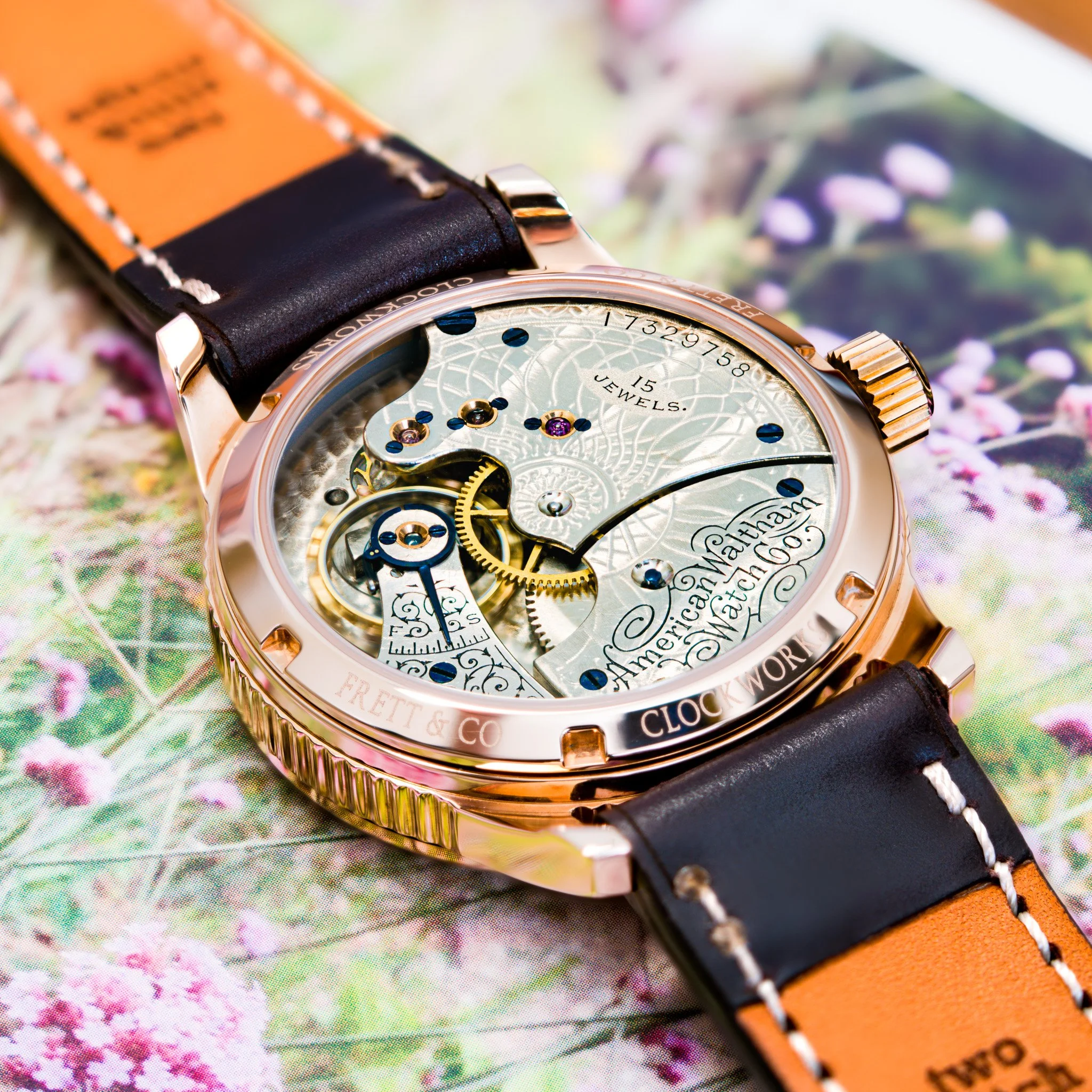 Waltham pocket watch conversion — Frett & Co Clockworks